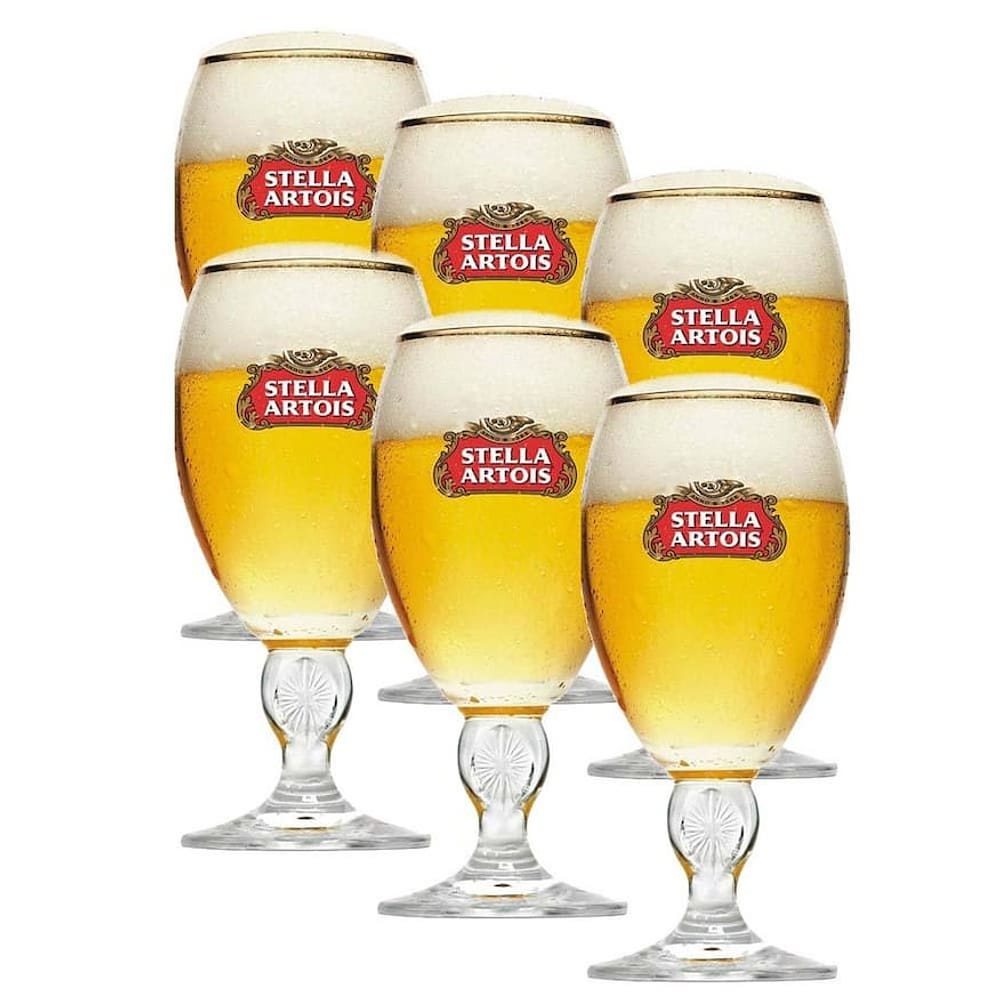 Conjunto de Taças para Cerveja Pasabahce Stella Artois 250 ml - 6 Peças
