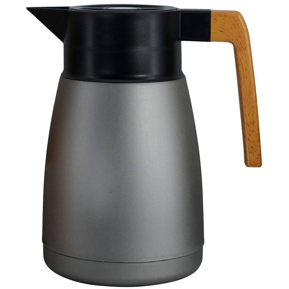 Garrafa Térmica Dynasty Coffeeshop Cinza Metálico – 1L