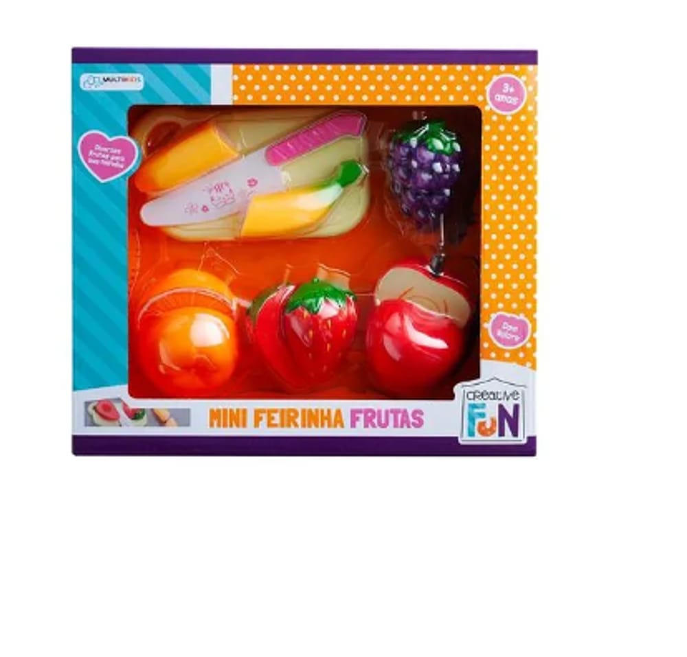 Mini Feirinha Frutas - Creative Fun
