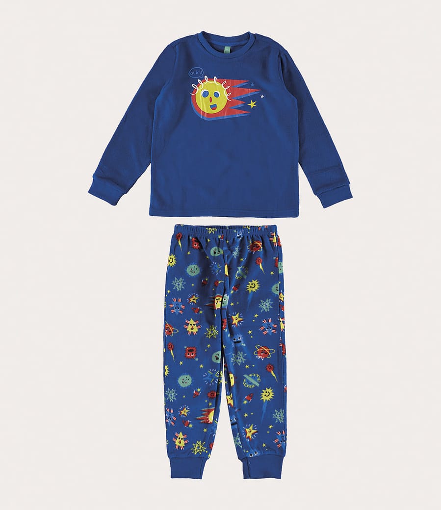 Pijama Infantil Menino Olá!! Em Soft Malwee Kids