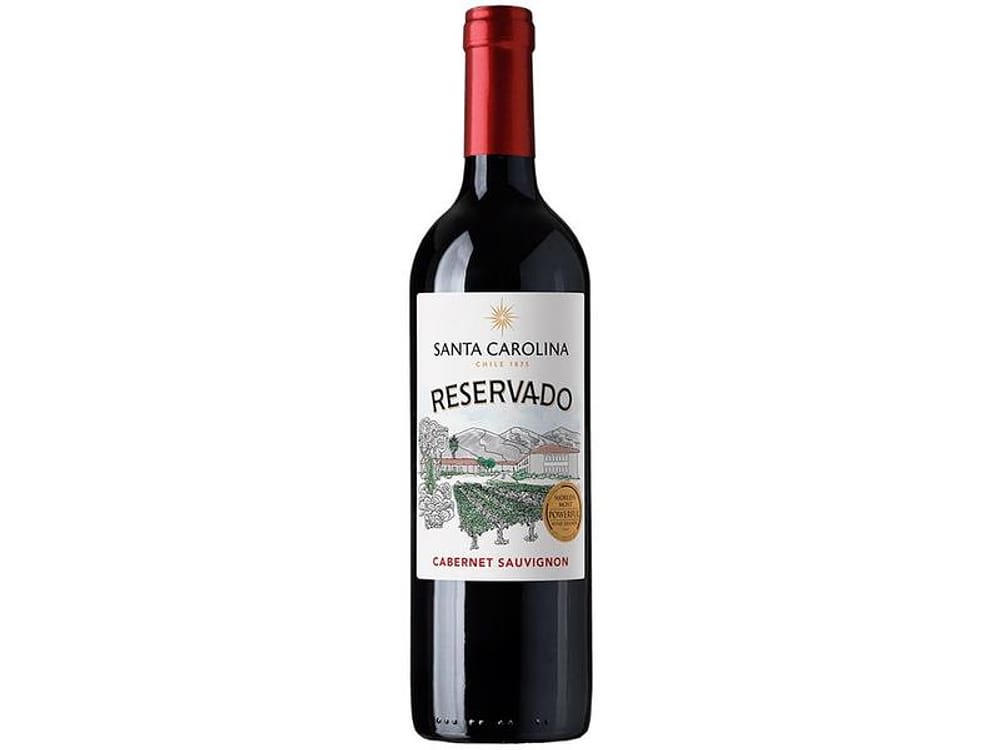 Vinho Tinto Seco Santa Carolina Reservado Cabernet Sauvignon Chile 2022 750ml