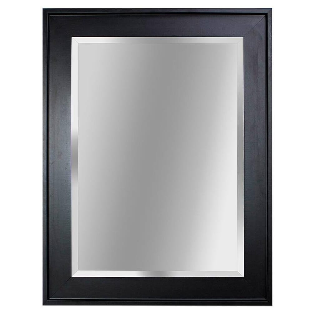 Espelho Euroquadros Bisotê Emoldurado Vision 66x86 cm - Preto