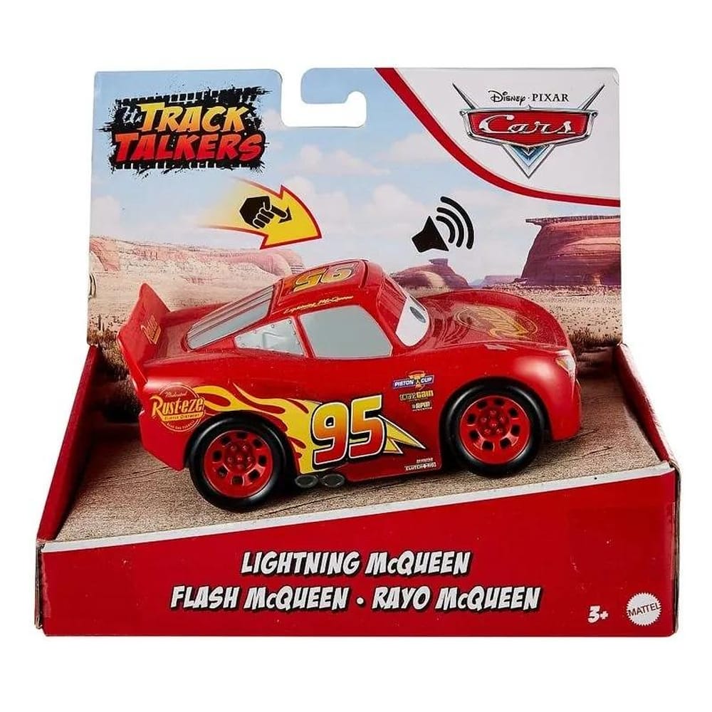 Disney Pixar Carros Track Talkers McQueen GXT29- Mattel