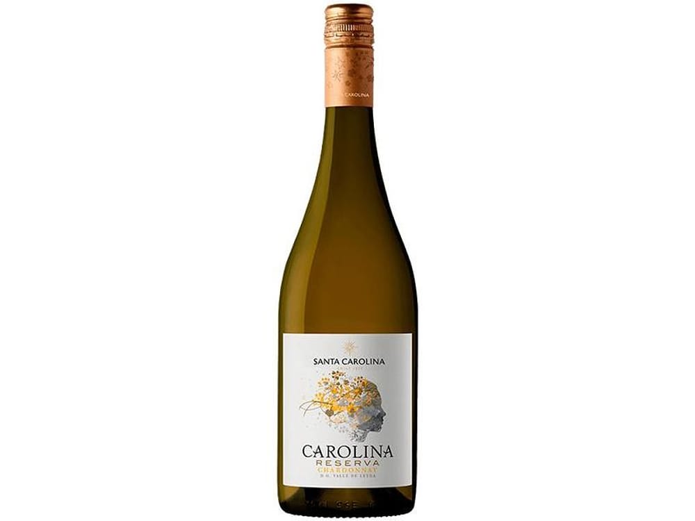 Vinho Seco Branco Seco Santa Carolina Reserva Chardonnay Chile 2022 750ml
