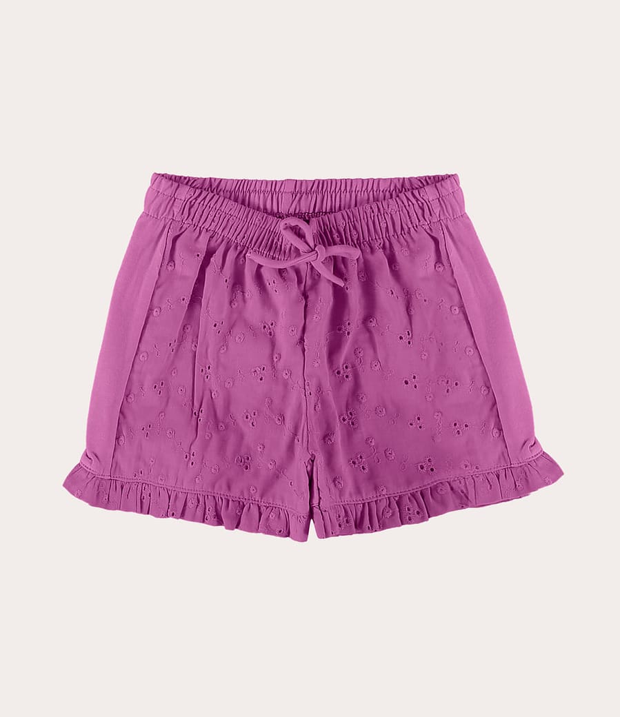 Shorts Infantil Menina Laise Em Algodão Malwee Kids