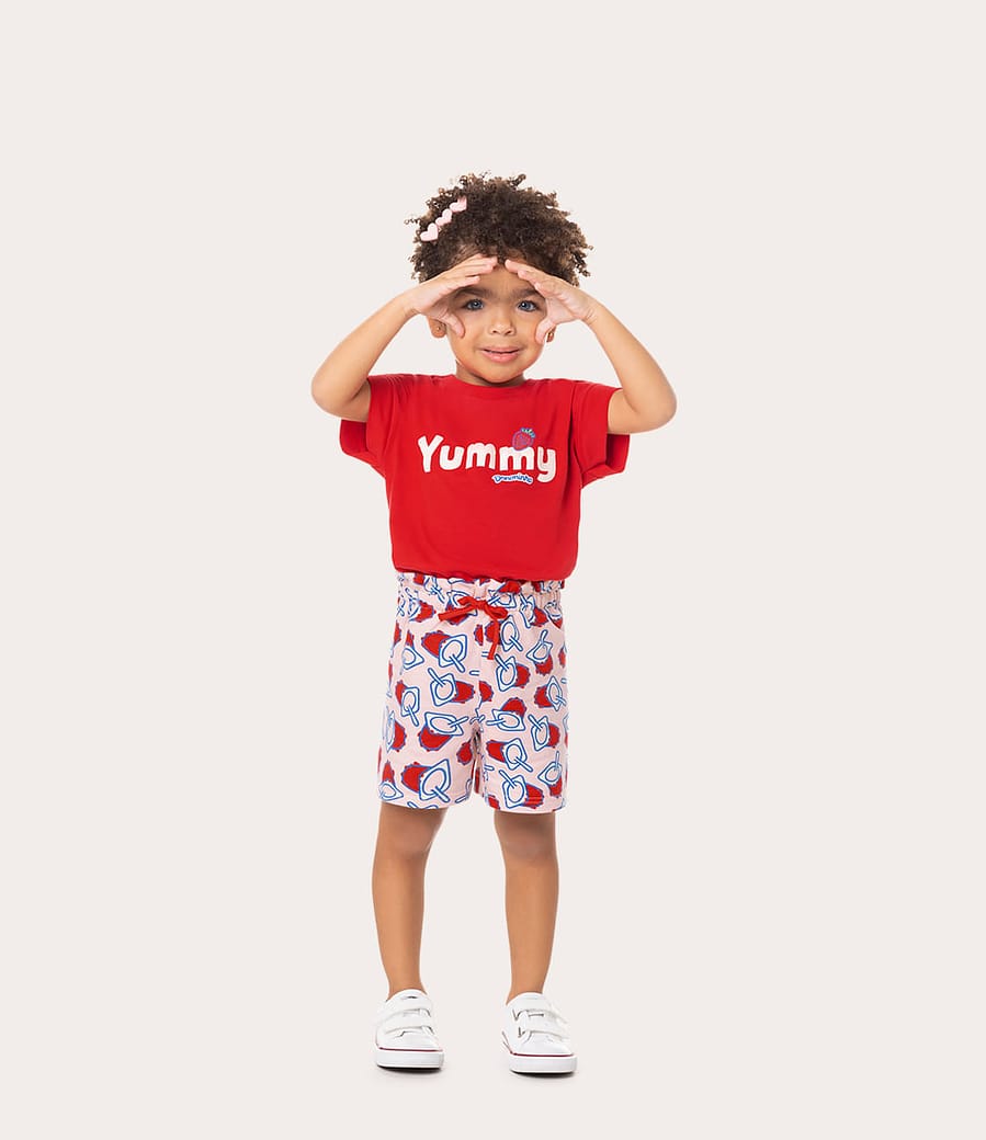 Conjunto Infantil Menina Yummy Danoninho® Em Algodão Malwee Kids