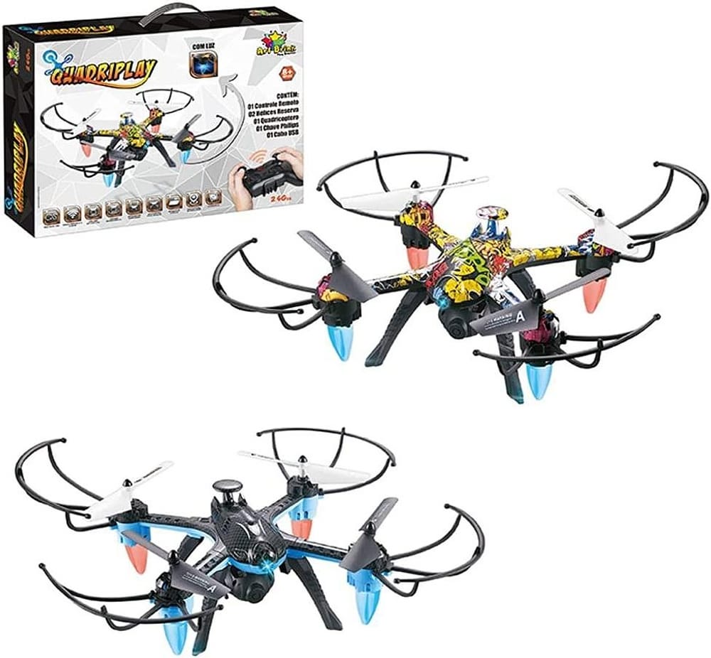 Drone Quadricoptero Gueeck 360° - Controle Remoto - Artbrink