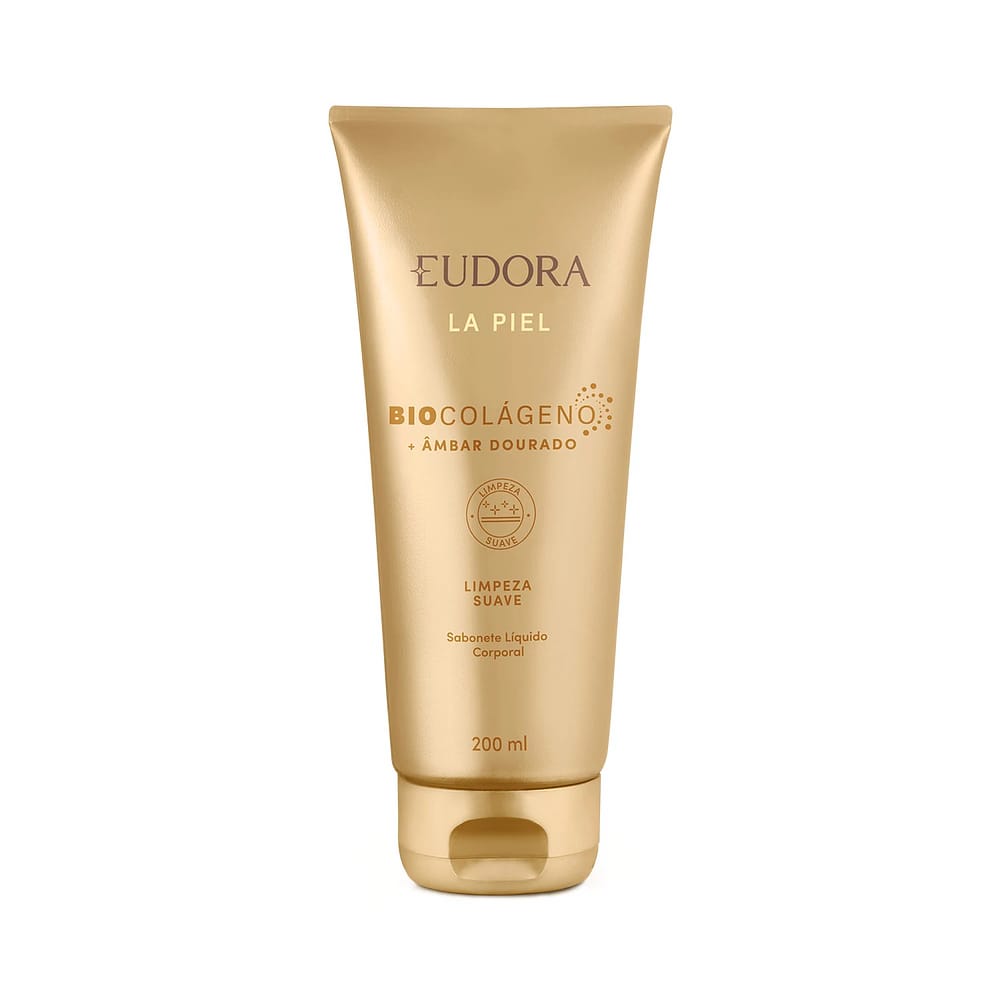 Eudora La Piel Âmbar Dourado Sabonete Líquido Corporal 200ml