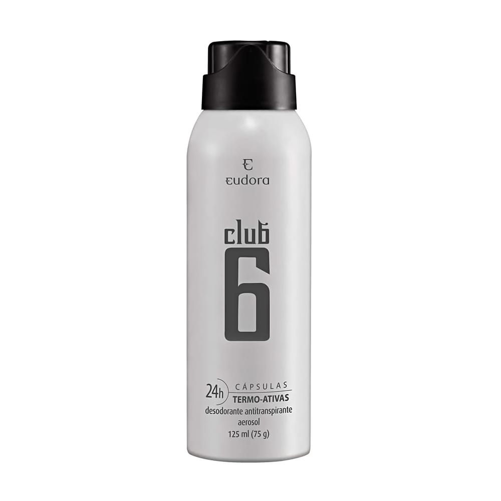 Eudora Club 6 Desodorante Antitranspirante Masculino 125ml