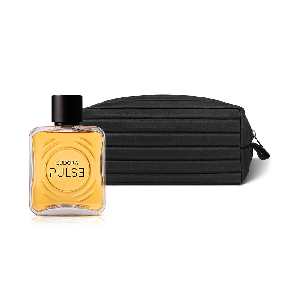 Eudora Kit Pulse: Desodorante Colônia 100ml + Nécessaire Masculino