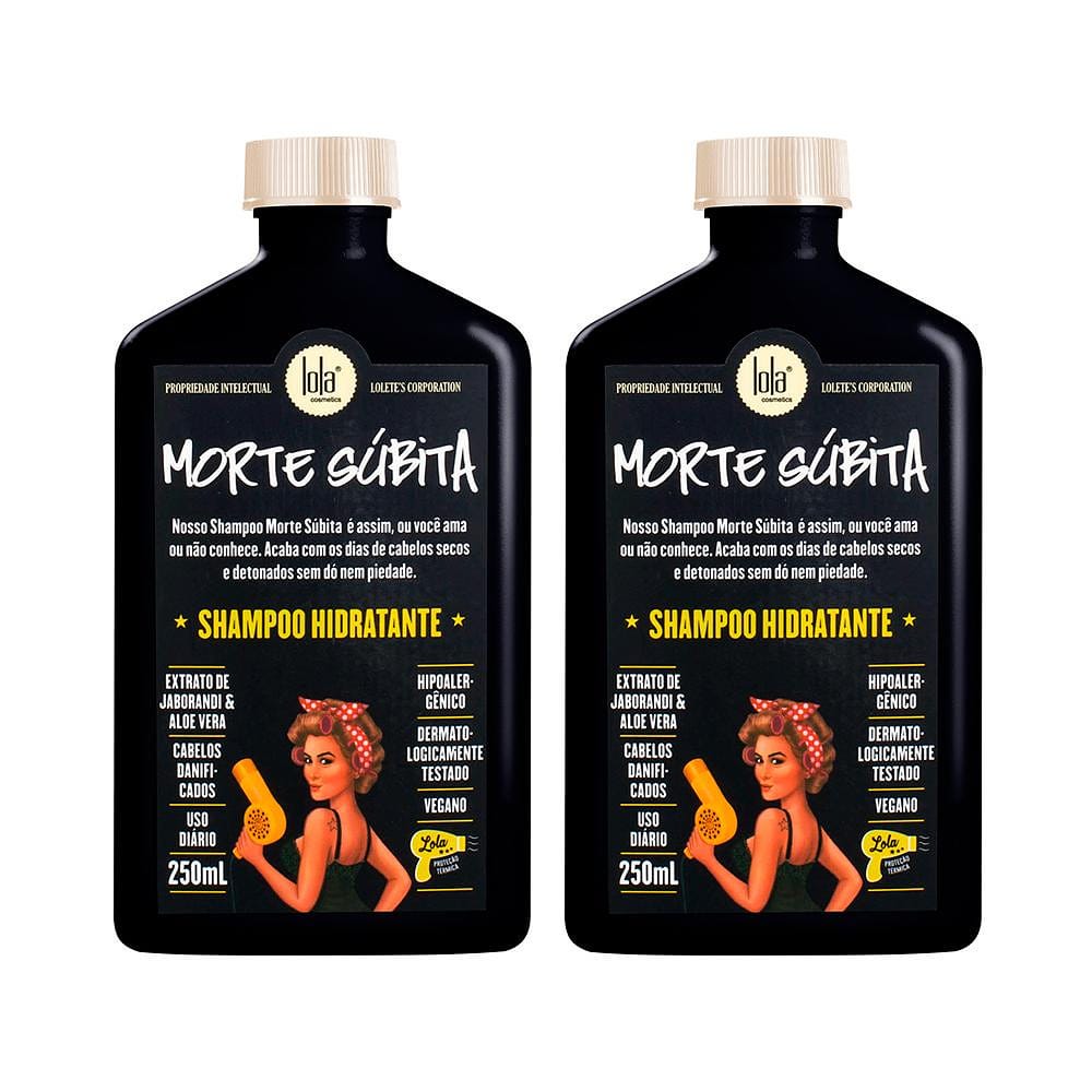 Kit Lola Cosmetics Morte Súbita - Shampoo 250 ml - 2 Unidades