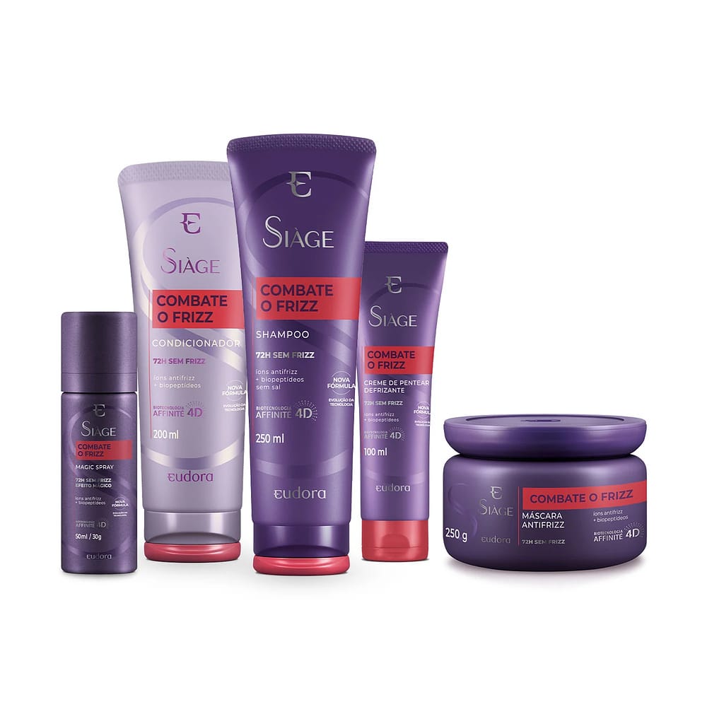 Eudora Kit Siàge Combate o Frizz (5 itens)