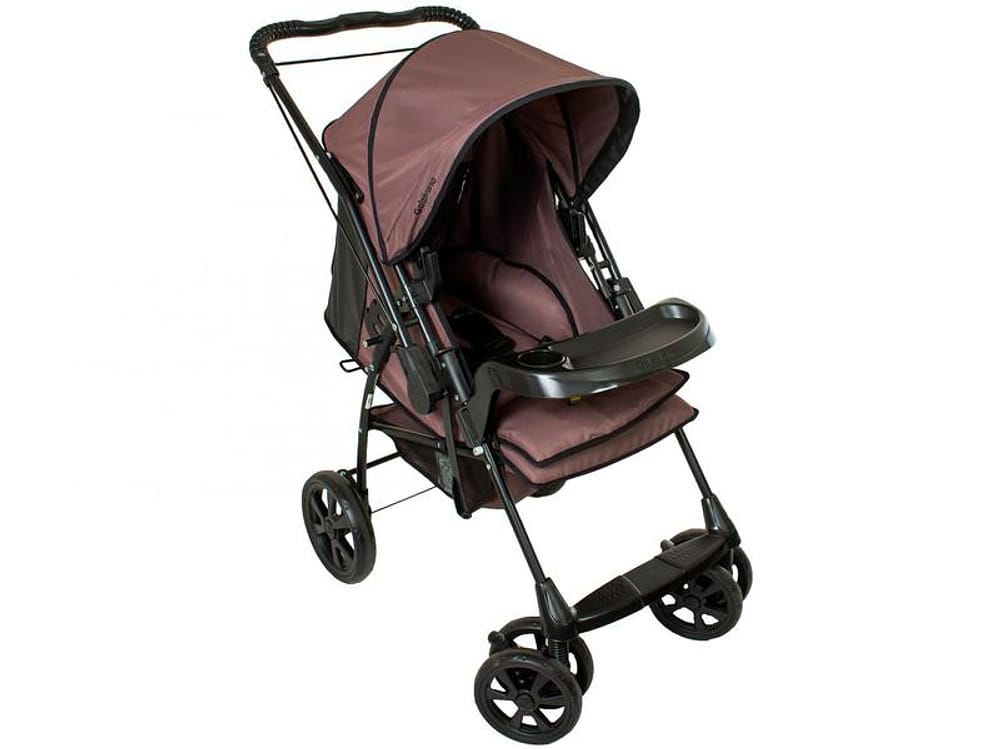 Carrinho de Bebê com Bebê conforto Reversível - Galzerano Travel System Milano 6 Rodas 0 a 15kg