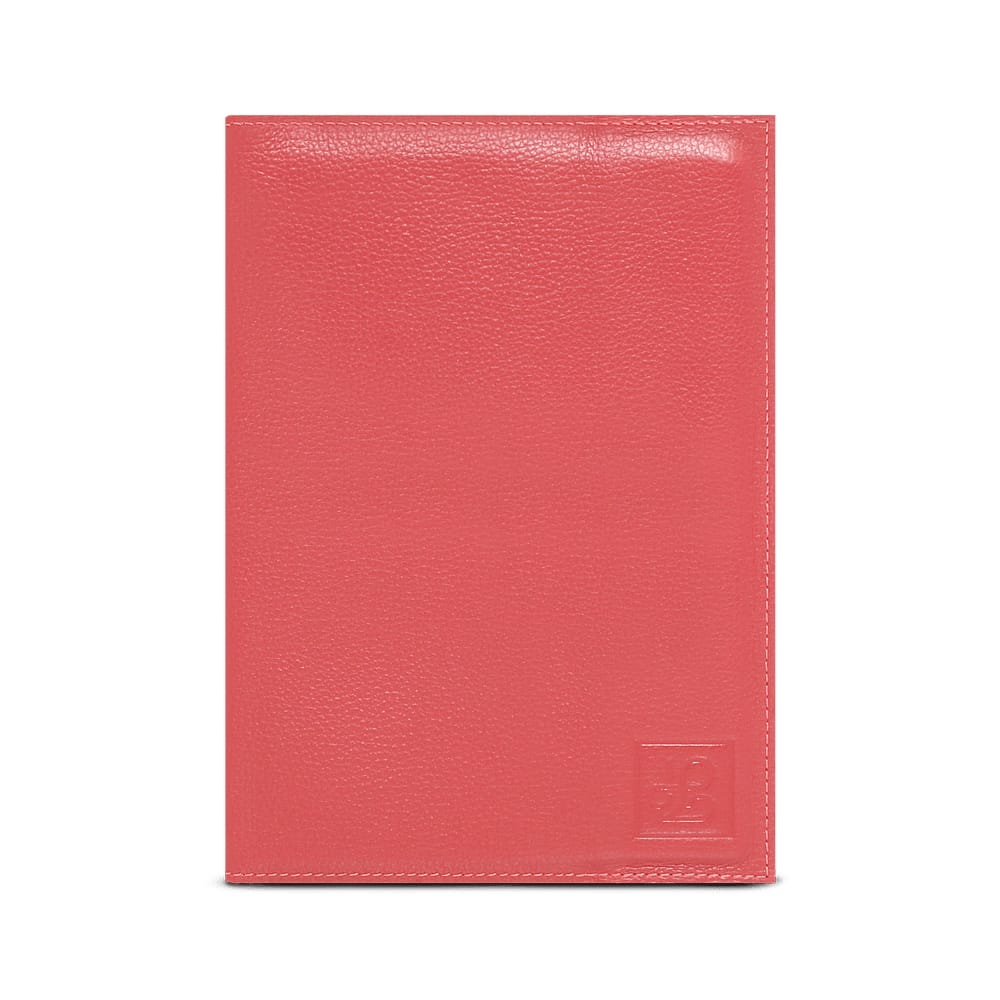 Caderno de Couro Vermelho