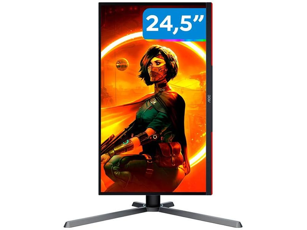 Monitor Gamer AOC Gaming Destiny 24,5” Full HD 0,5ms HDMI DisplayPort FreeSync