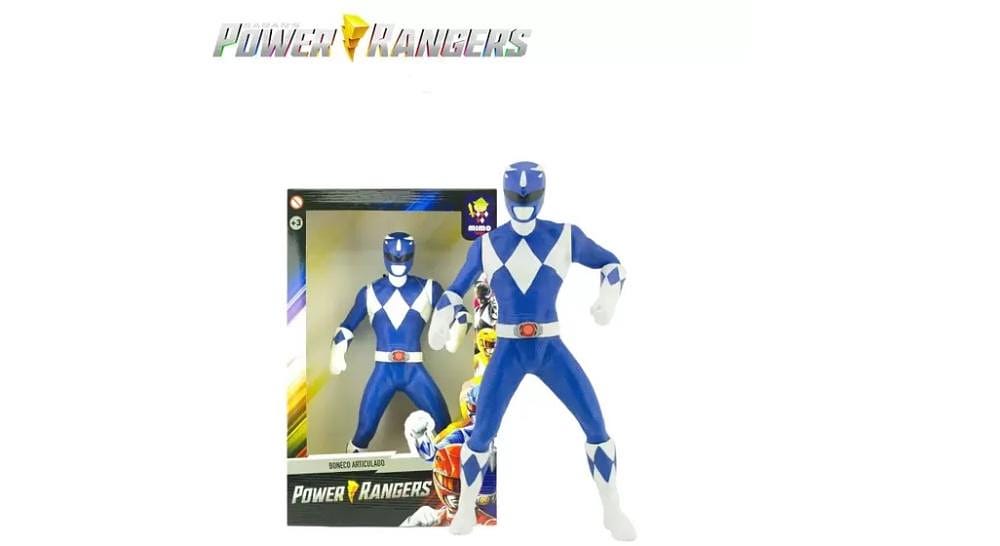 Boneco Power Rangers Ranger Azul - Mimo Toys