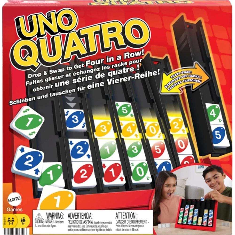 Jogo UNO Quatro - HPF82 - Mattel