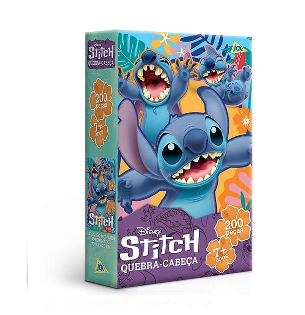 Quebra-Cabeça 200 peças - Stitch – Toyster