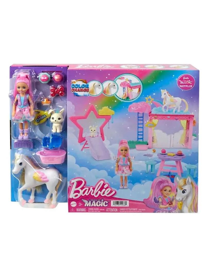 Boneca Chelsea e Pégaso - Barbie HNT67 - Mattel