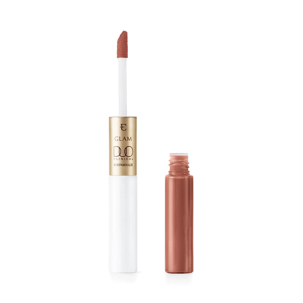 Eudora Glam Batom Líquido Duo Mascavo Irresistível 3,5g