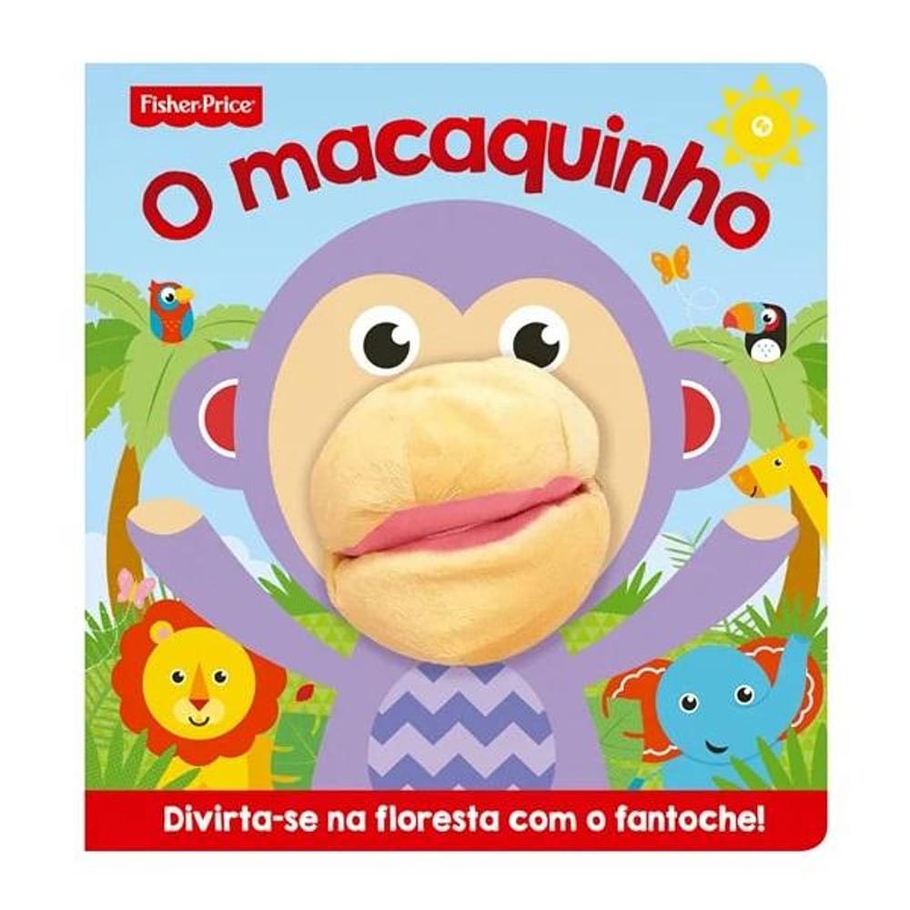 Livro Fantoche Fisher-Price - Macaquinho - Ciranda Cultural