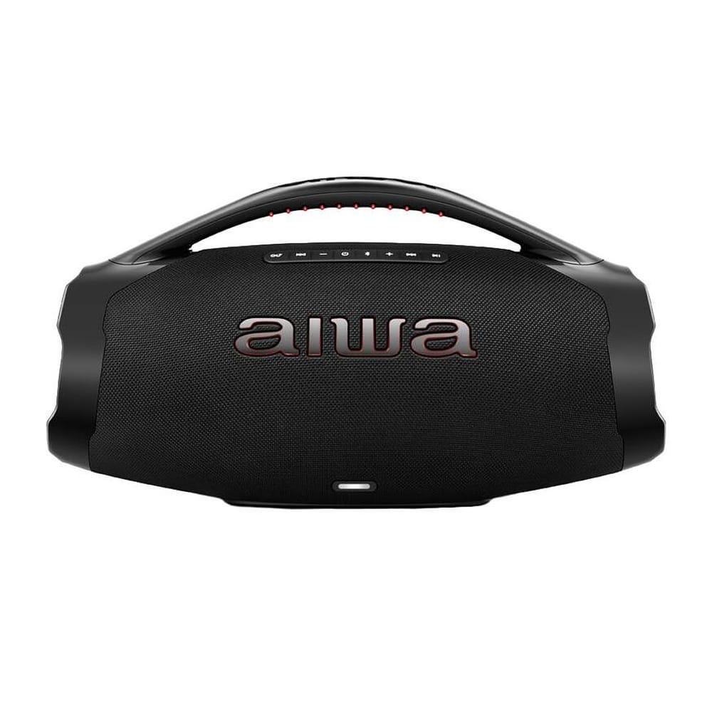 Caixa de Som Aiwa Boombox Plus com 3 Alto-falantes Bivolt e com Proteção IP66 Contra Água e Poeira AWS-BBS-01B - 200W