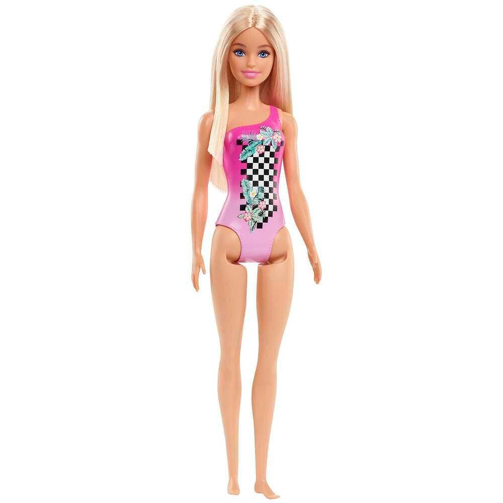 Barbie Roupa de Banho Rosa com Xadrez - Mattel