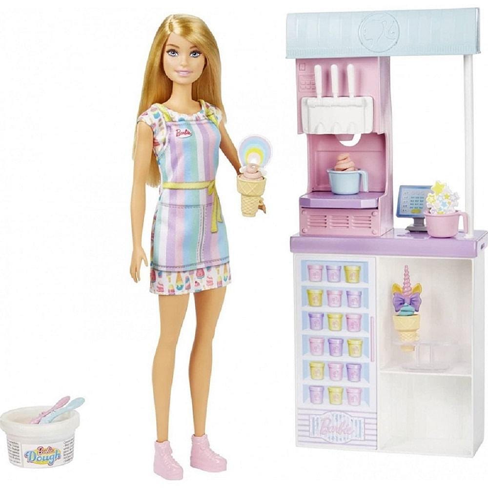 Barbie Profissões Sorveteria Divertida - Mattel