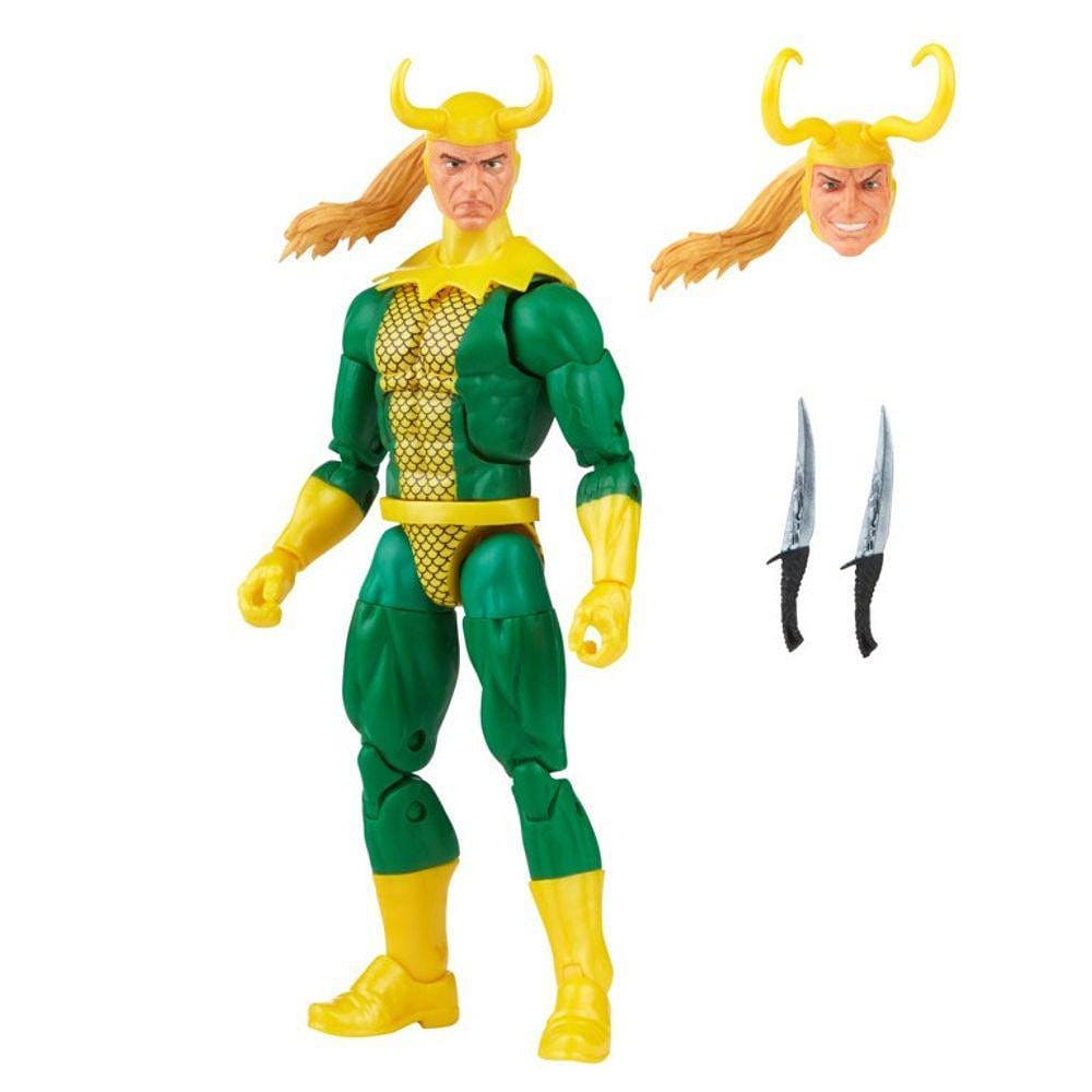 Boneco Marvel Legends Retrô Loki - Hasbro