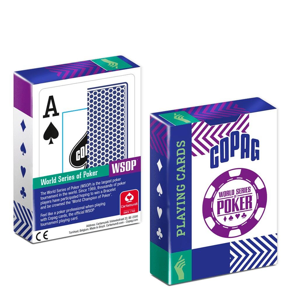 Baralho Poker WSOP 55 Cartas Azul - Copag