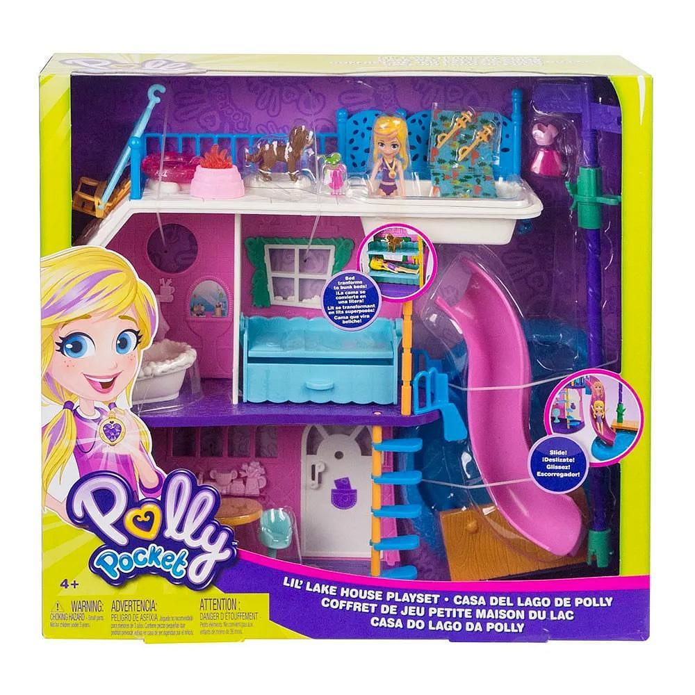 Polly Pocket Casa do Lago da Polly - Mattel