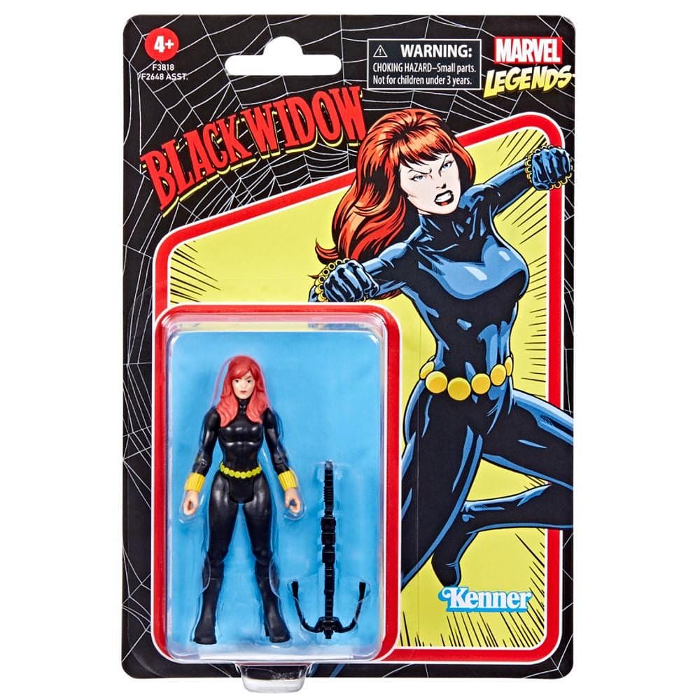 Marvel Legends Retro Black Widow 9,5cm - Hasbro