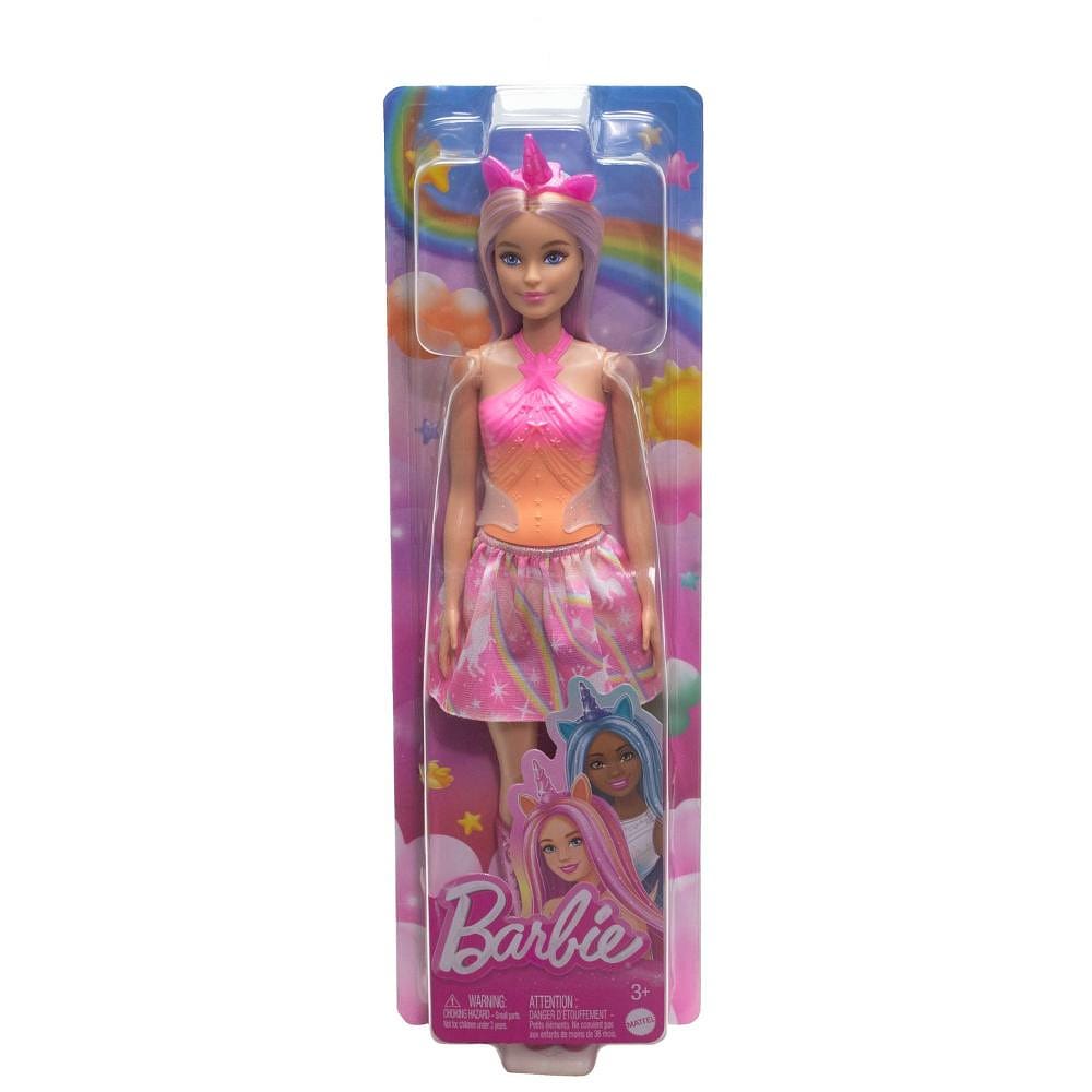 Barbie Fantasia Saia De Unicórnio De Sonho Rosa - Mattel
