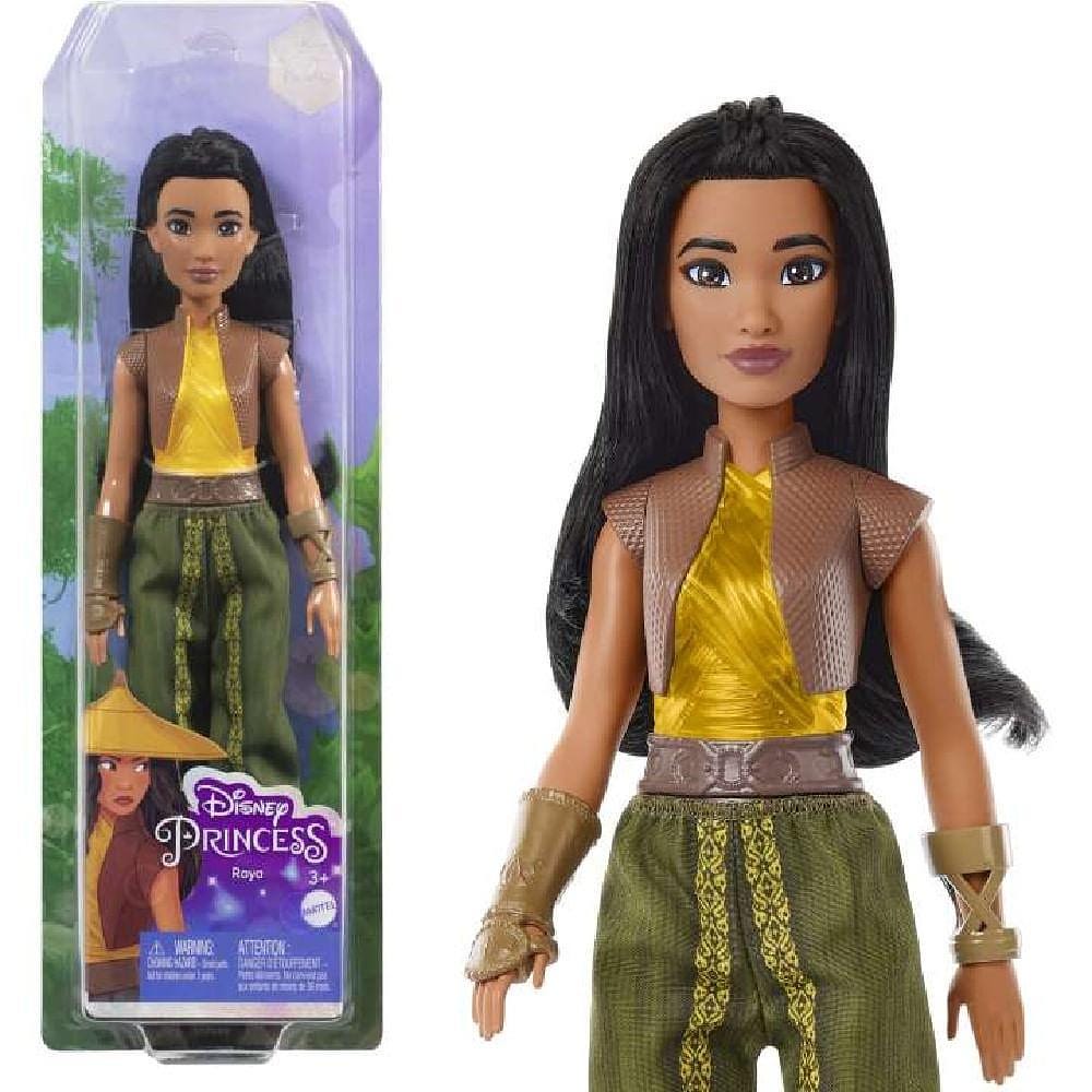 Disney Princesa Boneca Raya com acessórios - Mattel