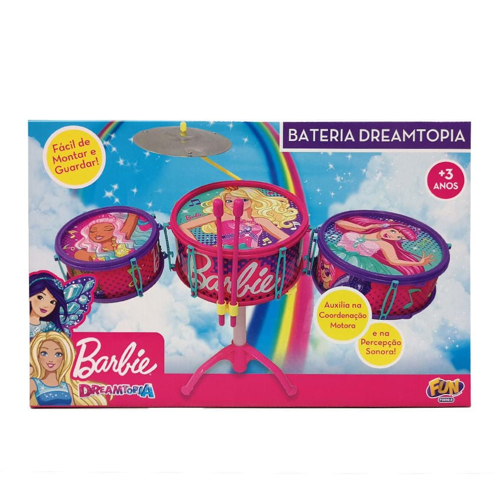 Bateria Infantil Barbie Dreamtopia - Fun Divirta-se