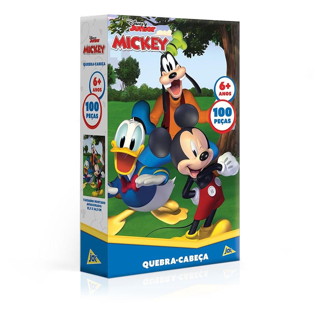 Quebra Cabeça Mickey Mouse 100 Peças - Toyster