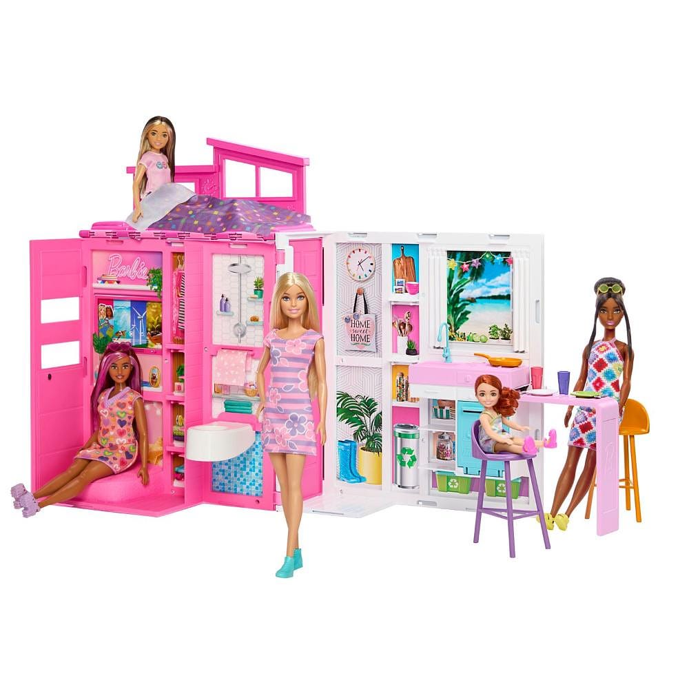 Barbie Casa De Bonecas Glam Com Boneca - Mattel