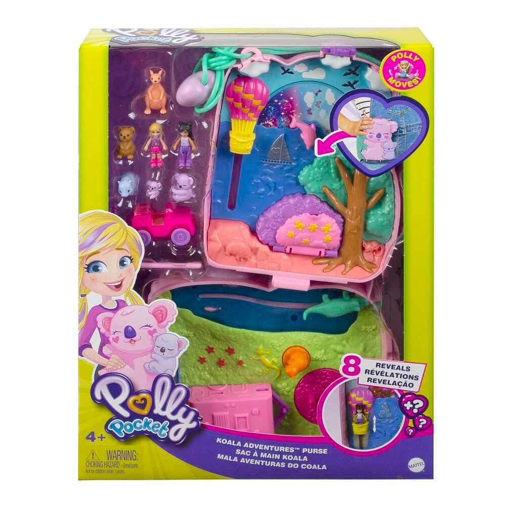 Polly Pocket Conjunto de Brinquedo Estojo de Koala - Mattel