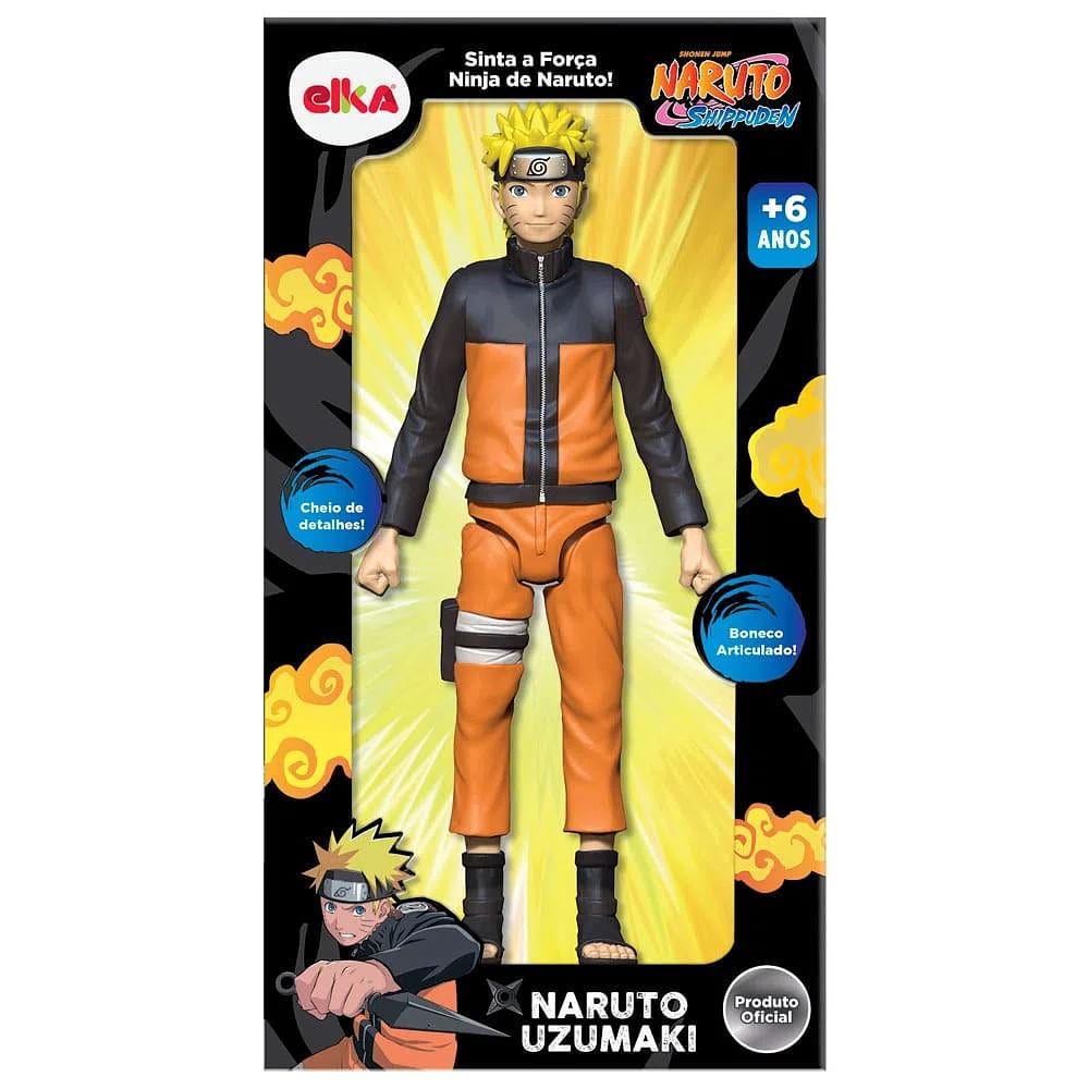 Boneco Naruto Shippuden Naruto Uzumaki 24 Cm - Elka