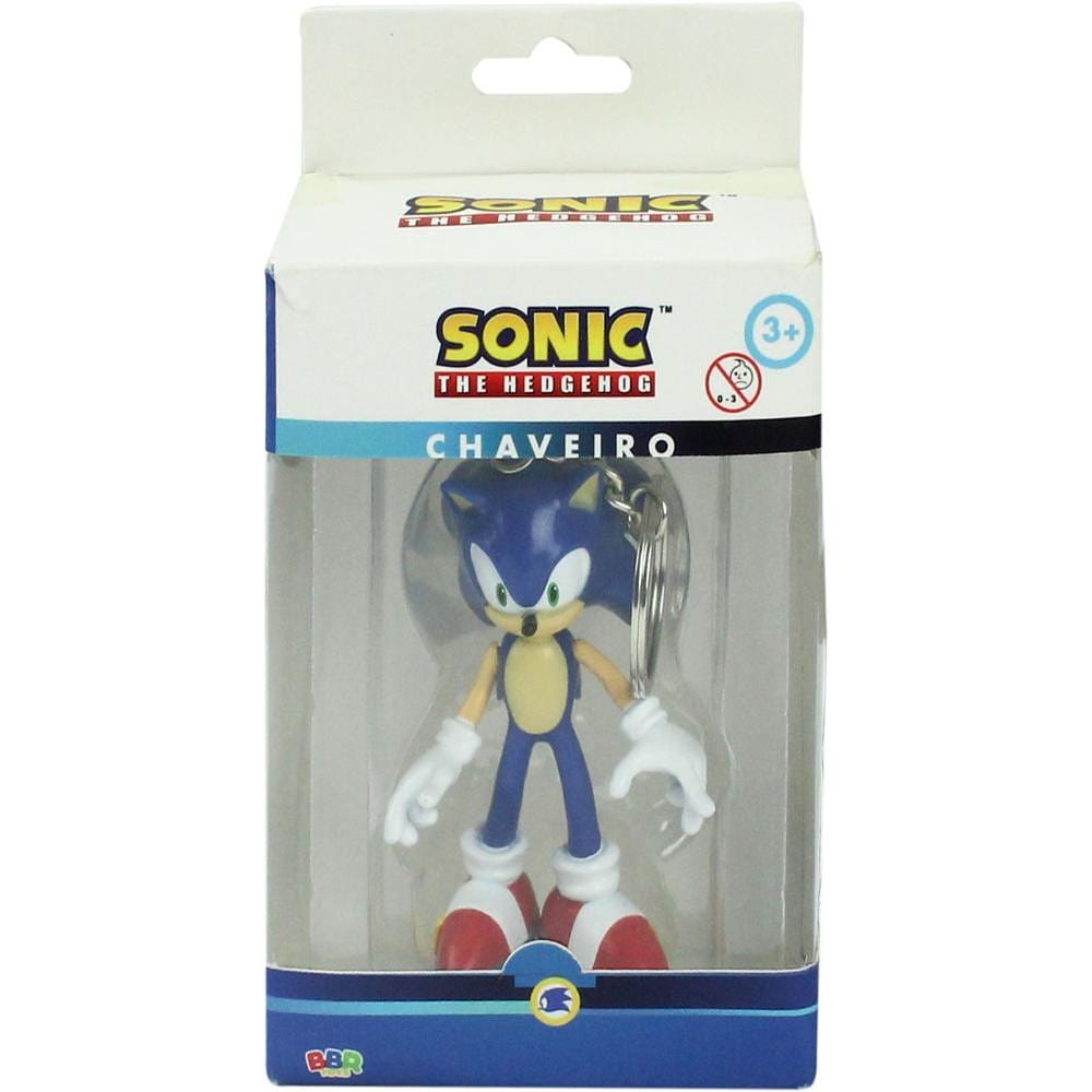 Chaveiro 3D Sonic - BBR Toys