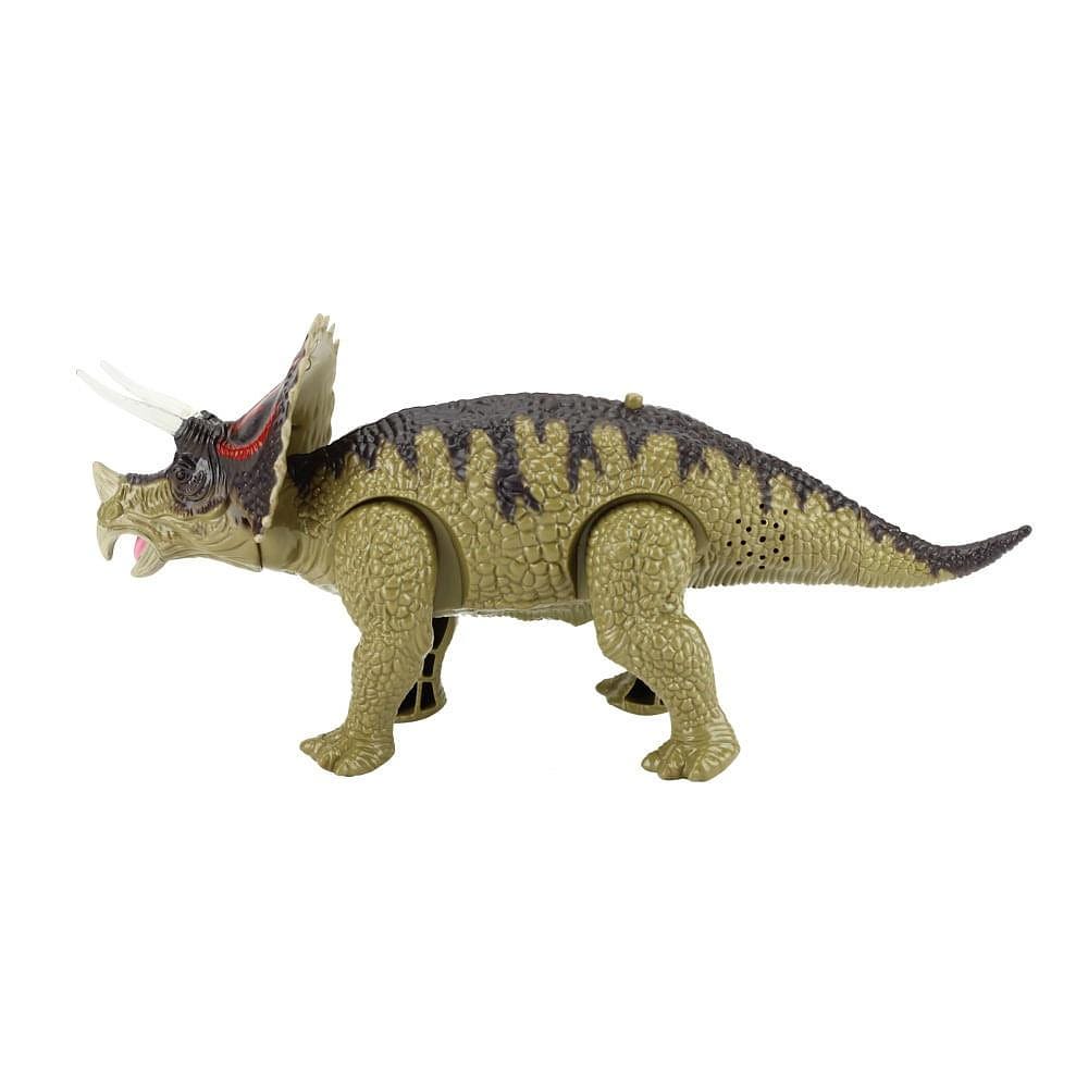 Dinossauro Musical com Movimento Triceratops - BBR Toys