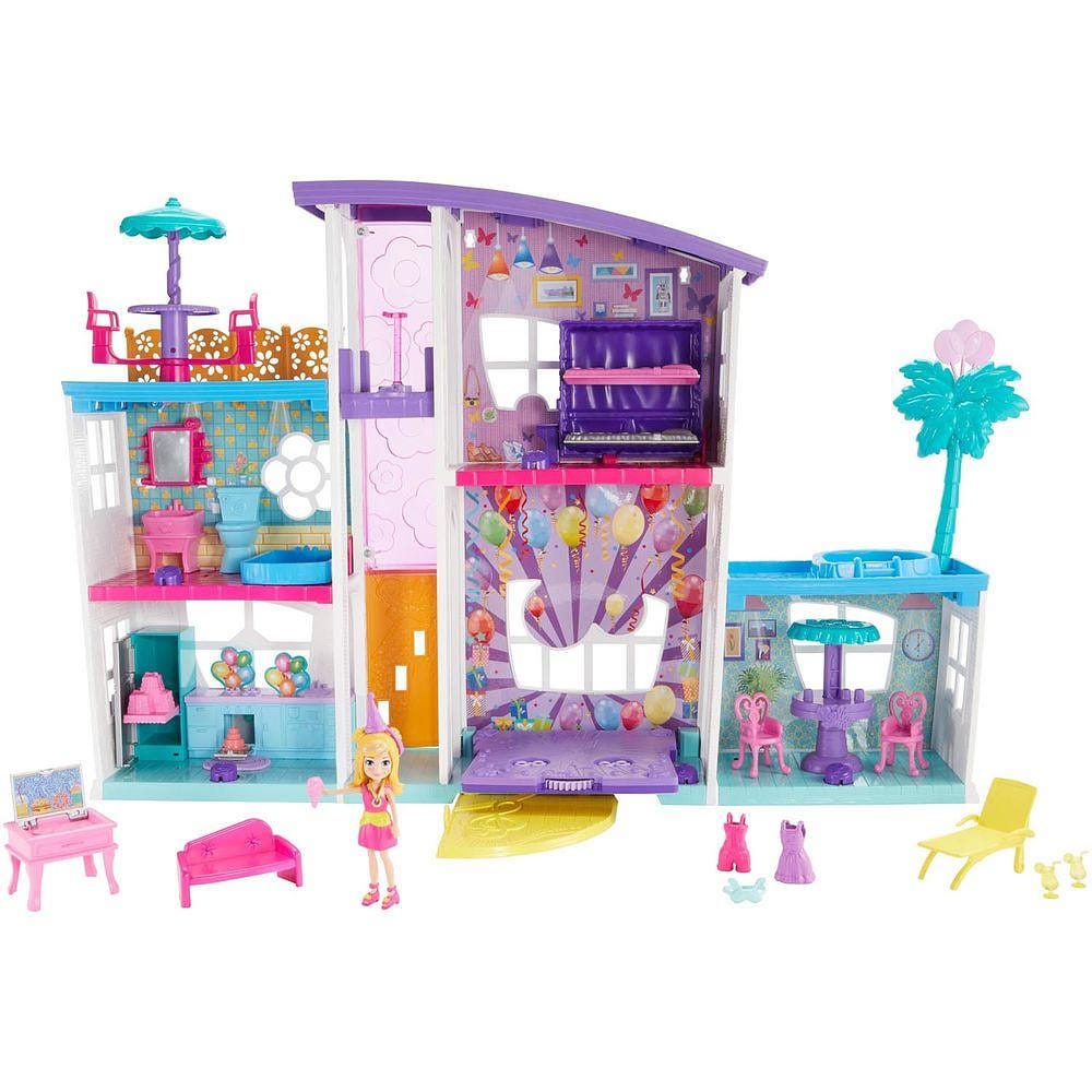 Polly Pocket Mega Casa de Surpresas - Mattel