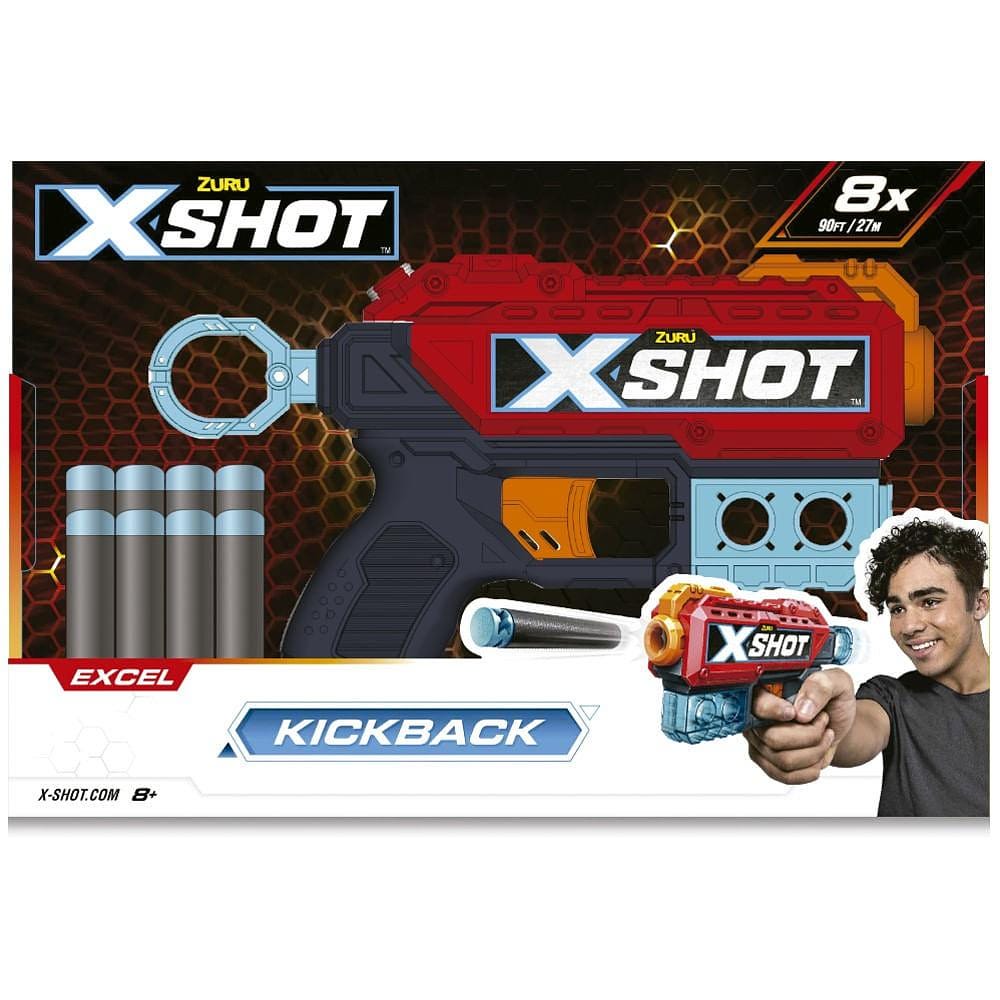 Lançador de Dardos X-Shot Red Kickback - Candide