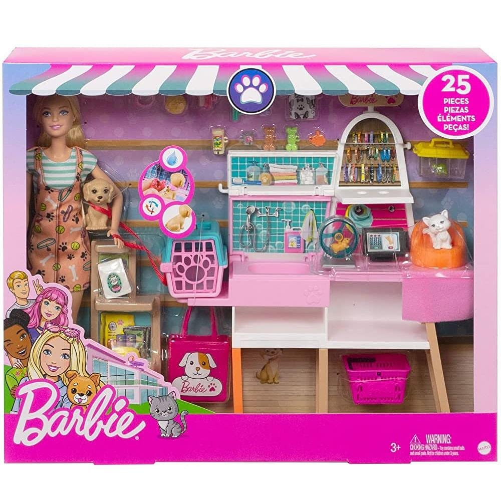 Barbie Playset Estação Pet Shop - Mattel