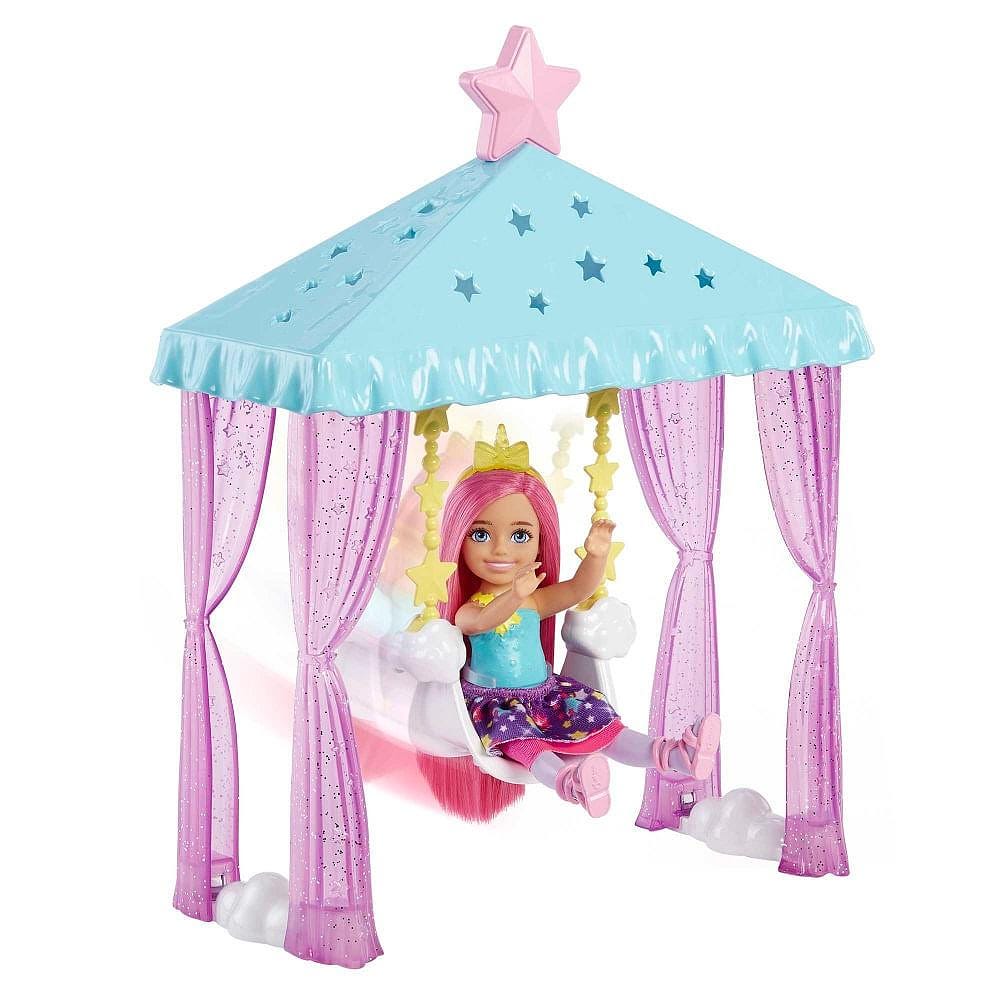 Barbie Chelsea Fantasia Balanço Mágico nas Nuvens - Mattel