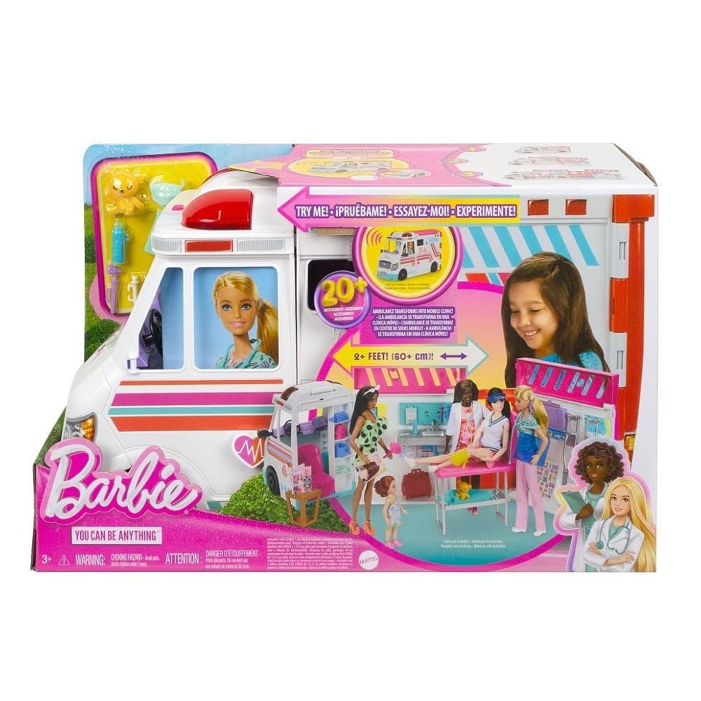 Barbie Ambulância e Clínica Móvel - Mattel