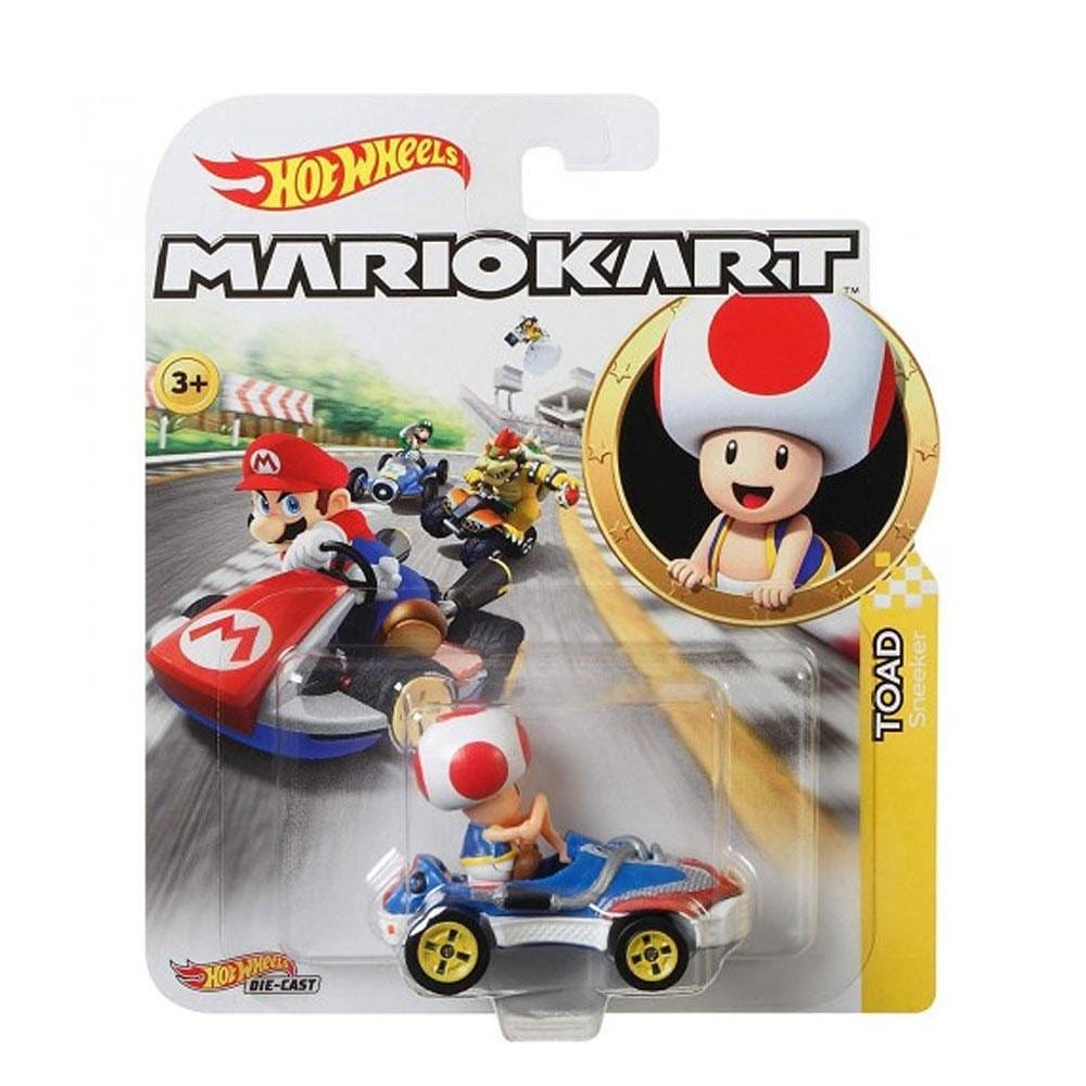Carrinho Hot Wheels Mario Kart Toad - Mattel