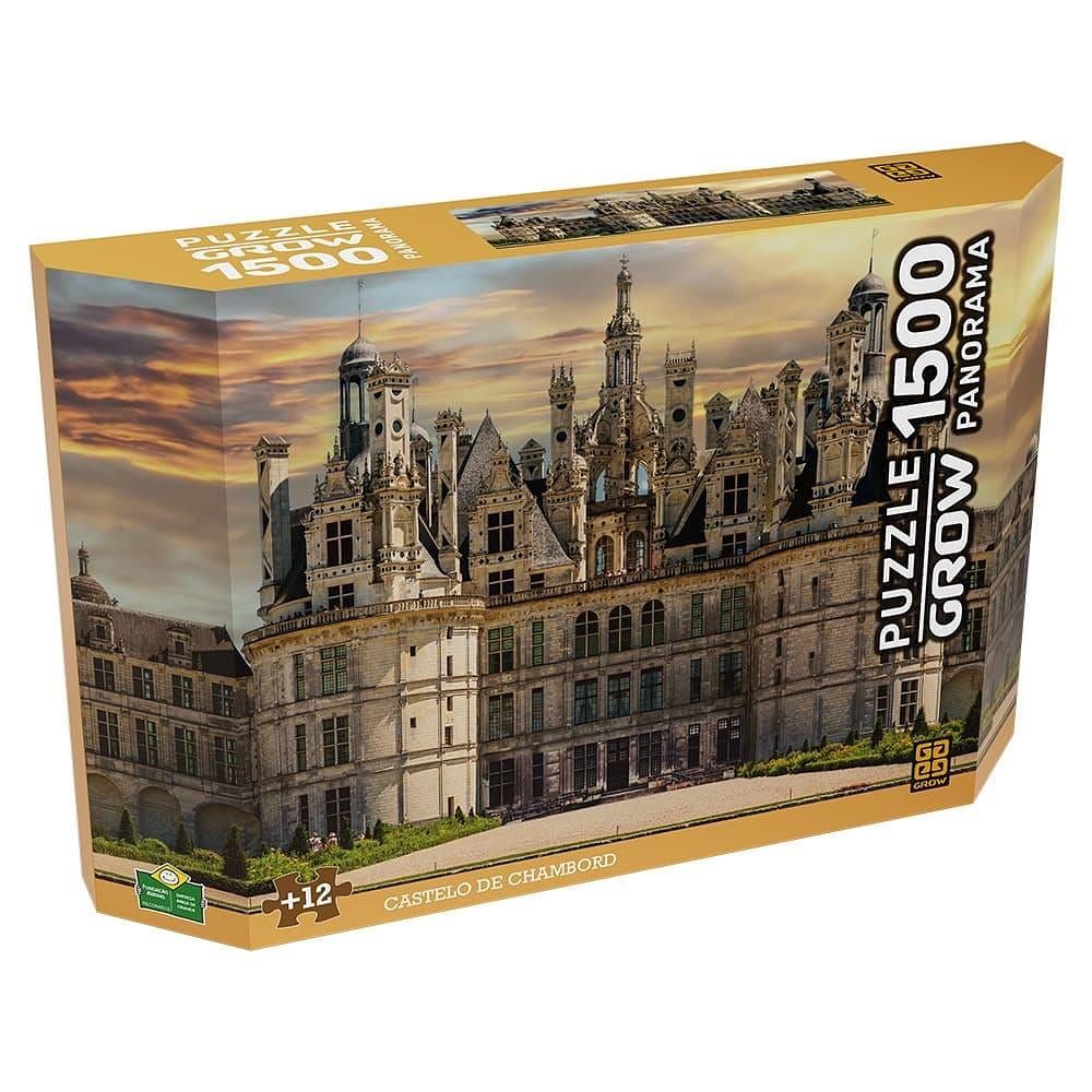 Puzzle Castelo de Chambord 1500 Peças - Grow