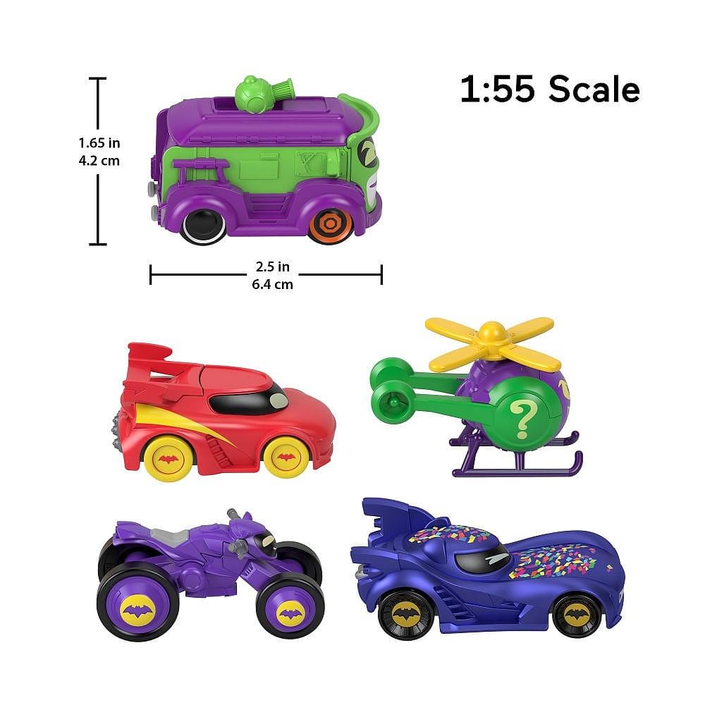 Fisher Price Batwheels com 5 Confetti - Mattel