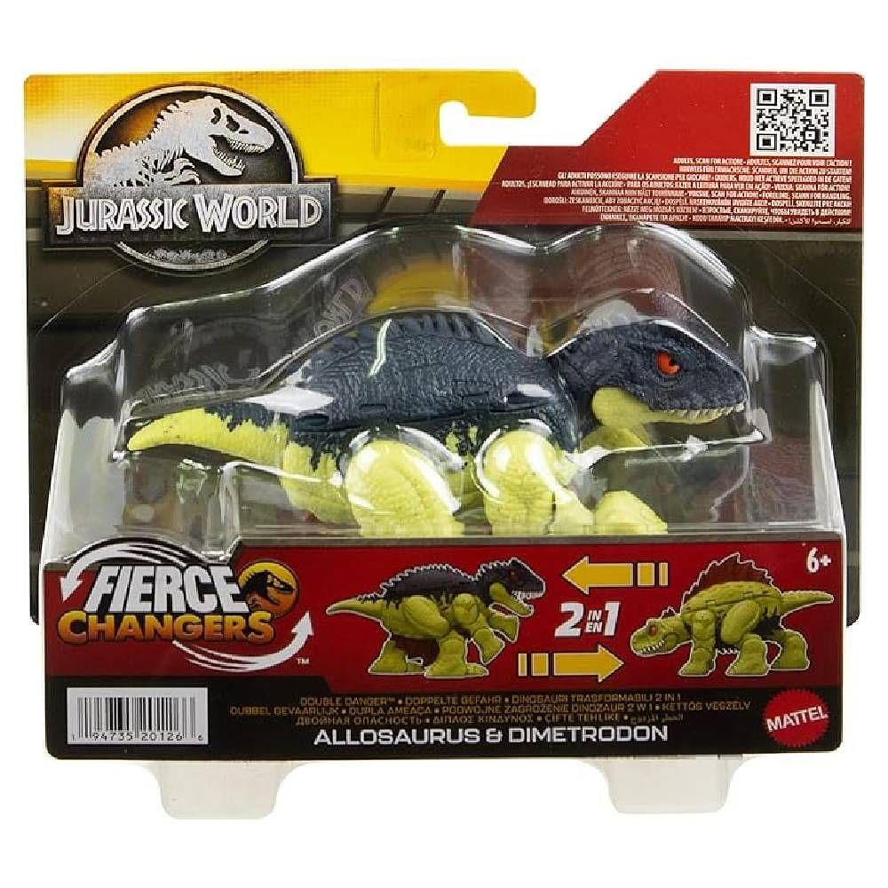 Jurassic World Allosaurus & Dimetrodon - Mattel